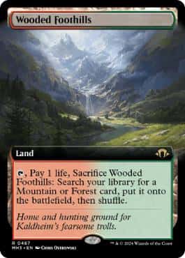 Wooded Foothills - Magic: The Gathering - MH3-BF Near Mint Inglés - Carta de Magic: The Gathering en México | Hydra Collectables