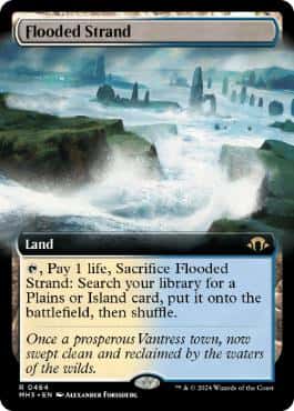 Flooded Strand - Magic: The Gathering - MH3-BF Near Mint Inglés - Carta de Magic: The Gathering en México | Hydra Collectables