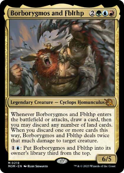 Borborygmos and Fblth - Magic: The Gathering - MOM Near Mint Inglés - Carta de Magic: The Gathering en México | Hydra Collectables