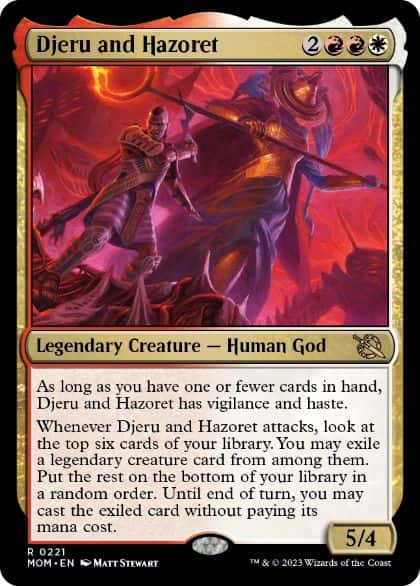 Djeru and Hazoret - Magic: The Gathering - MOM Near Mint Inglés - Carta de Magic: The Gathering en México | Hydra Collectables