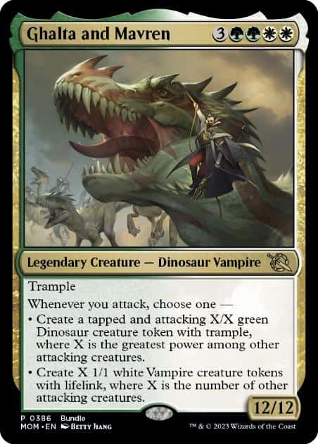 Ghalta and Mavren - Magic: The Gathering - Bundle Promo Near Mint Inglés - Carta de Magic: The Gathering en México | Hydra Collectables