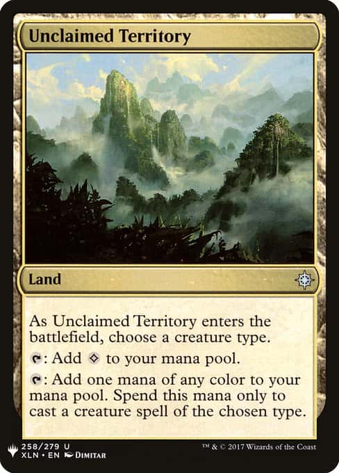 Unclaimed Territory - Magic: The Gathering - MB1 Near Mint Inglés - Carta de Magic: The Gathering en México | Hydra Collectables