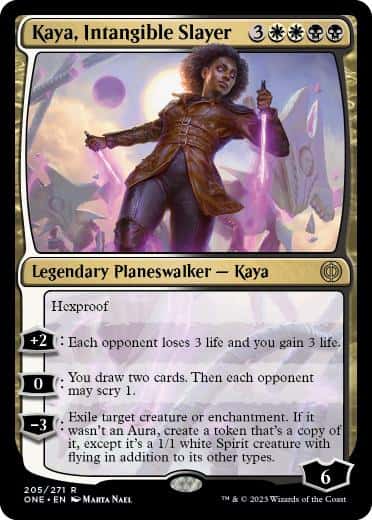Kaya, Intangible Slayer - Magic: The Gathering - ONE Near Mint Inglés - Carta de Magic: The Gathering en México | Hydra Collectables