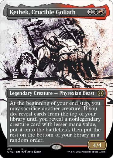 Kethek, Crucible Goliath - Magic: The Gathering - ONE-BF Near Mint Inglés - Carta de Magic: The Gathering en México | Hydra Collectables