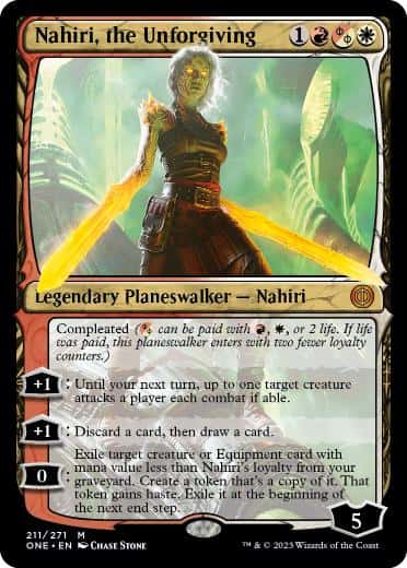 Nahiri, the Unforgiving - Magic: The Gathering - ONE Near Mint Inglés - Carta de Magic: The Gathering en México | Hydra Collectables