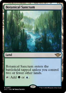 Botanical Sanctum - Magic: The Gathering - P Stamped_OTJ Near Mint Inglés - Carta de Magic: The Gathering en México | Hydra Collectables
