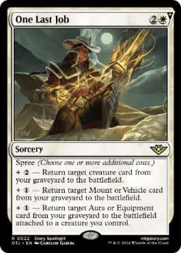 One Last Job - Magic: The Gathering - P Stamped_OTJ Near Mint Inglés - Carta de Magic: The Gathering en México | Hydra Collectables