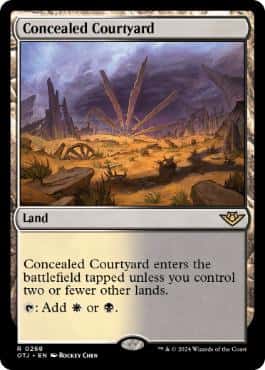Concealed Courtyard - Magic: The Gathering - P Stamped_OTJ Near Mint Inglés - Carta de Magic: The Gathering en México | Hydra Collectables