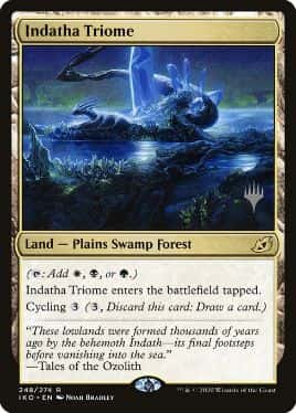 Indatha Triome - Magic: The Gathering - P Stamped_IKO Near Mint Japonés - Carta de Magic: The Gathering en México | Hydra Collectables