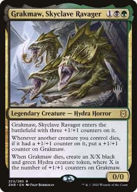 Grakmaw, Skyclave Ravager - Magic: The Gathering - P Stamped_ZNR Ligeramente Jugada Inglés - Carta de Magic: The Gathering en México | Hydra Collectables