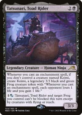 Tatsunari, Toad Rider - Magic: The Gathering - P Stamped_NEO Near Mint Inglés - Carta de Magic: The Gathering en México | Hydra Collectables