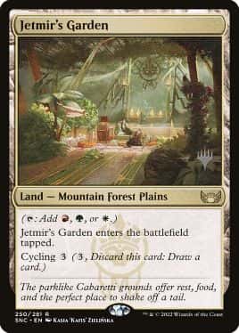Jetmir's Garden - Magic: The Gathering - P Stamped_SNC Near Mint Japonés - Carta de Magic: The Gathering en México | Hydra Collectables