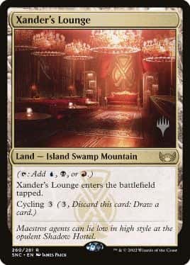 Xander's Lounge - Magic: The Gathering - P Stamped_SNC Near Mint Japonés - Carta de Magic: The Gathering en México | Hydra Collectables