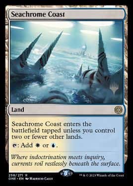 Seachrome Coast - Magic: The Gathering - P Stamped_ONE Near Mint Japonés - Carta de Magic: The Gathering en México | Hydra Collectables