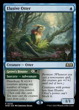 Elusive Otter - Magic: The Gathering - P Stamped_WOE Near Mint Inglés - Carta de Magic: The Gathering en México | Hydra Collectables