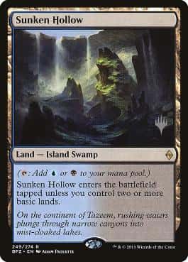 Sunken Hollow - Magic: The Gathering - P Stamped_BFZ Near Mint Japonés - Carta de Magic: The Gathering en México | Hydra Collectables