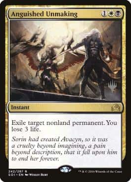 Anguished Unmaking - Magic: The Gathering - P Stamped_SOI Near Mint Japonés - Carta de Magic: The Gathering en México | Hydra Collectables