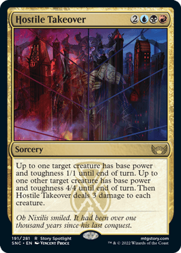Hostile Takeover - Magic: The Gathering - SNC Near Mint Inglés - Carta de Magic: The Gathering en México | Hydra Collectables