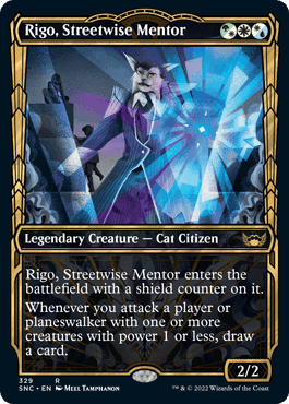 Rigo, Streetwise Mentor - Magic: The Gathering - SNC-BF Near Mint Inglés - Carta de Magic: The Gathering en México | Hydra Collectables