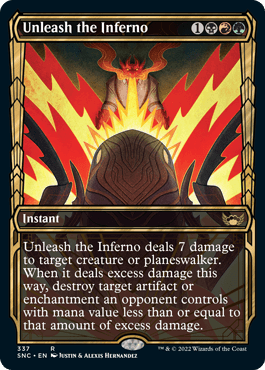 Unleash the Inferno - Magic: The Gathering - SNC-BF Near Mint Inglés - Carta de Magic: The Gathering en México | Hydra Collectables
