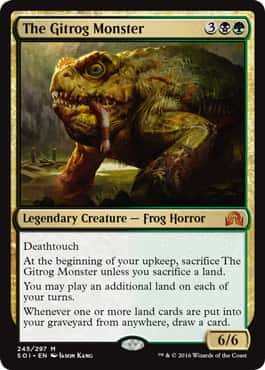 The Gitrog Monster - Magic: The Gathering - SOI Ligeramente Jugada Español - Carta de Magic: The Gathering en México | Hydra Collectables