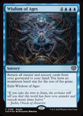 Wisdom of Ages - Magic: The Gathering - Bundle Promo Near Mint Inglés - Carta de Magic: The Gathering en México | Hydra Collectables