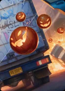 【Art Card】Pumpkin Bombs - Magic: The Gathering - SPE Near Mint Inglés - Carta de Magic: The Gathering en México | Hydra Collectables