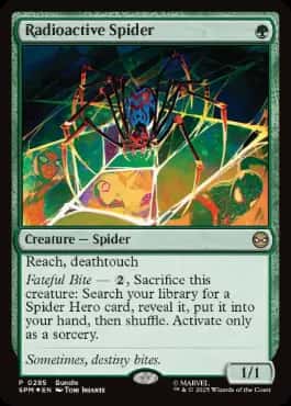 Radioactive Spider - Magic: The Gathering - SPM-P Near Mint Inglés - Carta de Magic: The Gathering en México | Hydra Collectables
