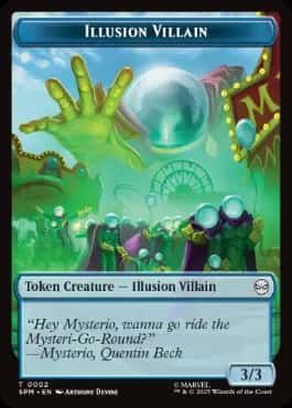 Illusion Villain/Spider Token - Magic: The Gathering - SPM Near Mint Inglés - Carta de Magic: The Gathering en México | Hydra Collectables