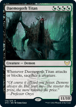 Daemogoth Titan - Magic: The Gathering - STX Near Mint Inglés - Carta de Magic: The Gathering en México | Hydra Collectables