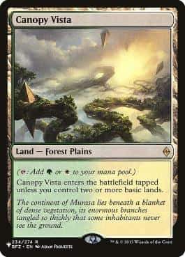 Canopy Vista - Magic: The Gathering - BFZ Near Mint Inglés - Carta de Magic: The Gathering en México | Hydra Collectables