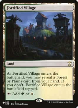Fortified Village - Magic: The Gathering - NCC Near Mint Inglés - Carta de Magic: The Gathering en México | Hydra Collectables