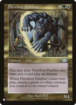 Fleetfoot Panther - Magic: The Gathering - PLS Near Mint Inglés - Carta de Magic: The Gathering en México | Hydra Collectables