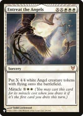 Entreat the Angels - Magic: The Gathering - AVR Near Mint Inglés - Carta de Magic: The Gathering en México | Hydra Collectables