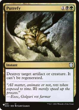 Putrefy - Magic: The Gathering - KHC Near Mint Inglés - Carta de Magic: The Gathering en México | Hydra Collectables