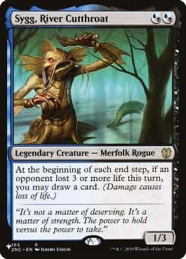 Sygg, River Cutthroat - Magic: The Gathering - The List Near Mint Inglés - Carta de Magic: The Gathering en México | Hydra Collectables
