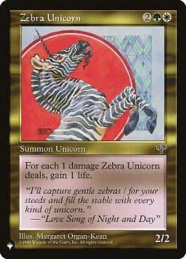 Zebra Unicorn - Magic: The Gathering - The List Near Mint Inglés - Carta de Magic: The Gathering en México | Hydra Collectables
