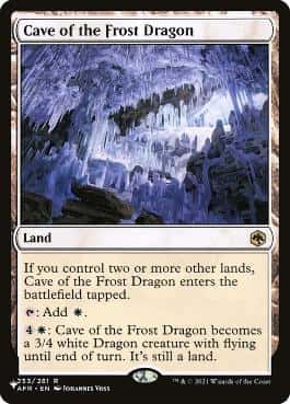Cave of the Frost Dragon - Magic: The Gathering - The List Near Mint Inglés - Carta de Magic: The Gathering en México | Hydra Collectables