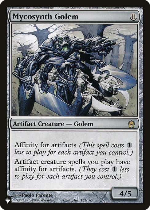 Mycosynth Golem - Magic: The Gathering - The List Near Mint Inglés - Carta de Magic: The Gathering en México | Hydra Collectables