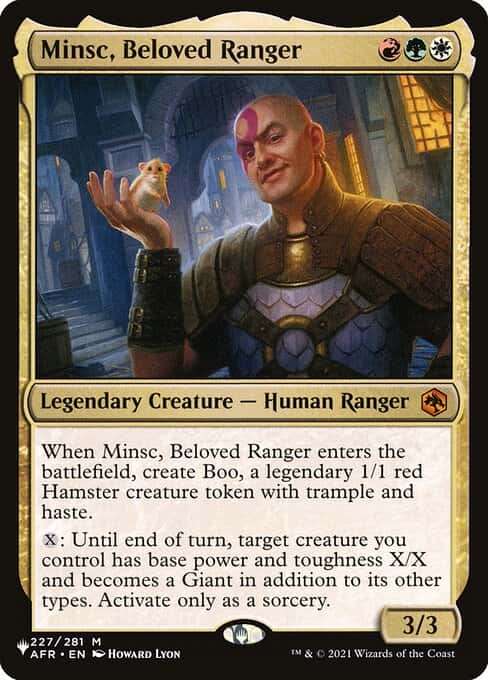 Minsc, el Amado Explorador - Magic: The Gathering - The List Near Mint Inglés - Carta de Magic: The Gathering en México | Hydra Collectables