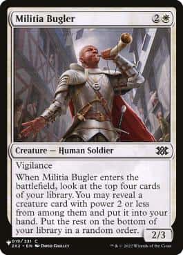 Militia Bugler - Magic: The Gathering - 2X2 Near Mint Inglés - Carta de Magic: The Gathering en México | Hydra Collectables