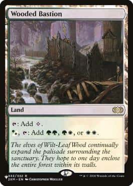 Wooded Bastion - Magic: The Gathering - 2XM Near Mint Inglés - Carta de Magic: The Gathering en México | Hydra Collectables