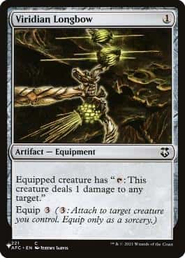 Viridian Longbow - Magic: The Gathering - AFC Near Mint Inglés - Carta de Magic: The Gathering en México | Hydra Collectables