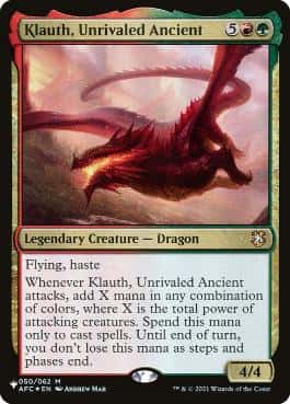 Klauth, Unrivaled Ancient - Magic: The Gathering - AFC Near Mint Inglés - Carta de Magic: The Gathering en México | Hydra Collectables