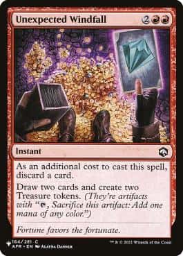 Unexpected Windfall - Magic: The Gathering - AFR Near Mint Inglés - Carta de Magic: The Gathering en México | Hydra Collectables