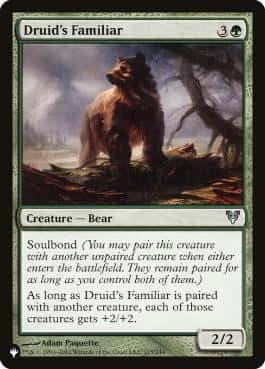Druid's Familiar - Magic: The Gathering - AVR Near Mint Inglés - Carta de Magic: The Gathering en México | Hydra Collectables