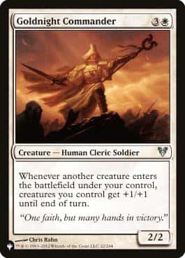 Goldnight Commander - Magic: The Gathering - AVR Near Mint Inglés - Carta de Magic: The Gathering en México | Hydra Collectables