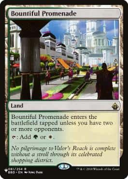 Bountiful Promenade - Magic: The Gathering - BBD Near Mint Inglés - Carta de Magic: The Gathering en México | Hydra Collectables
