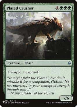 Plated Crusher - Magic: The Gathering - BFZ Near Mint Inglés - Carta de Magic: The Gathering en México | Hydra Collectables
