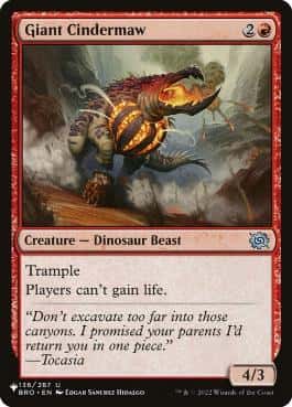 Giant Cindermaw - Magic: The Gathering - BRO Near Mint Inglés - Carta de Magic: The Gathering en México | Hydra Collectables